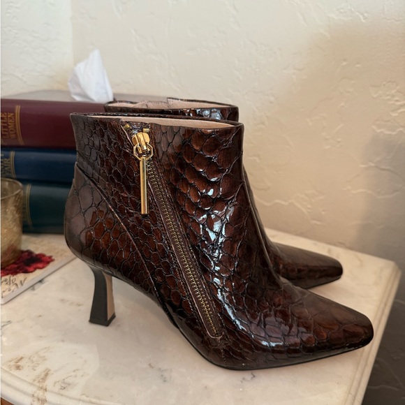 Louise et Cie mocha brown ankle boots - Picture 1 of 5